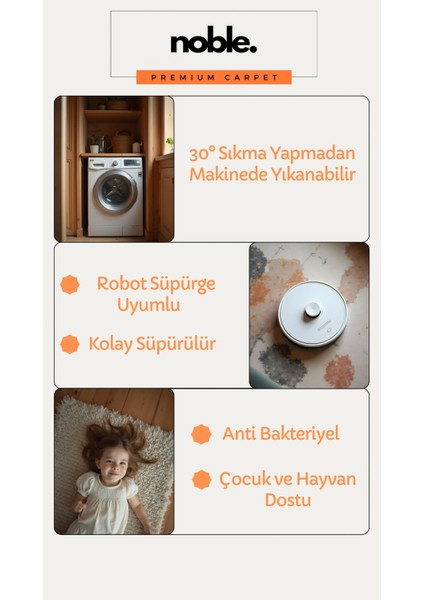 Dijital Baskı Kırmızı Krem Karo Desenli Kaymaz Taban Leke Tutmaz Yıkanabilir Mutfak Halısı ve Yolluk fırsatları