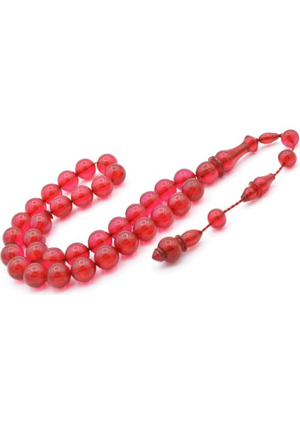 Mesut Elma Usta Işçilikli Pembe Sıkma Kehribar Tesbih fiyatları