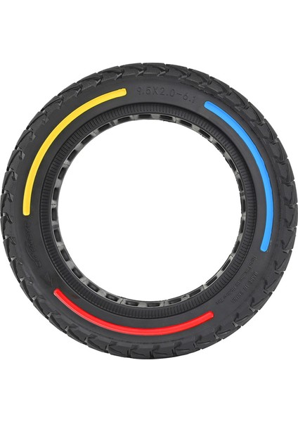 9.5inch 9.5x2-6.1 Katı Lastik Elektrikli Scooter Aşınmaya Dayanıklı Off-Road Lastikleri M365 Elektrikli Scooter (Yurt Dışından)