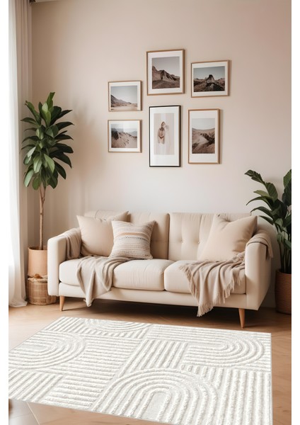 Bohem Beyaz Halı - Dijital Yıkanabilir Kaymaz Taban Leke Tutmaz Salon Halısı Mutfak Halısı ve Yolluk fiyatları