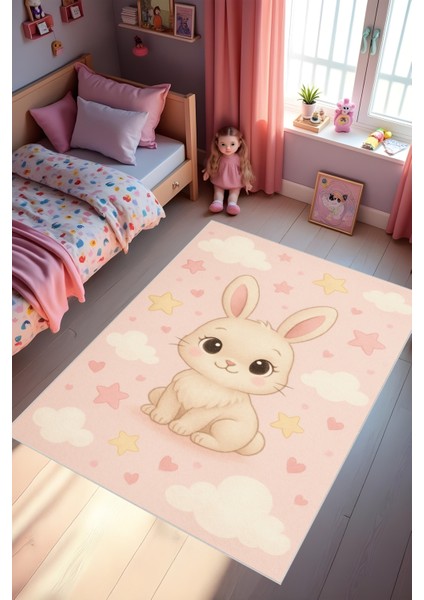 Dijital Baskı Çocuk Odası Halısı Makinede Yıkanabilir Anti Bakteriyel Leke Tutmaz Kaymaz Taban. fiyatları