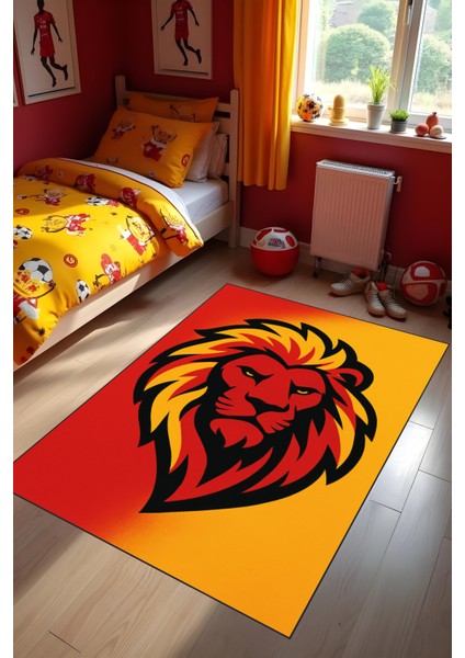 Dijital Baskı Futbol Halısı Makinede Yıkanabilir Anti Bakteriyel Leke Tutmaz Kaymaz Taban