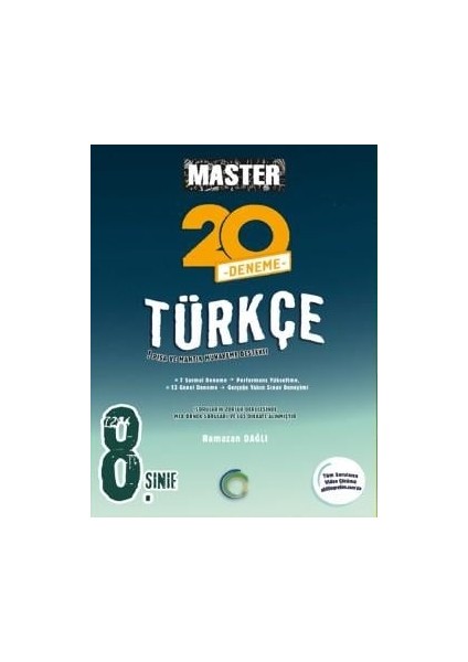 8. Sınıf Master 20 Türkçe Denemesi