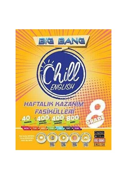 LGS 8. Grade Big Bang Chill English Haftalık Kazanım Fasikülleri