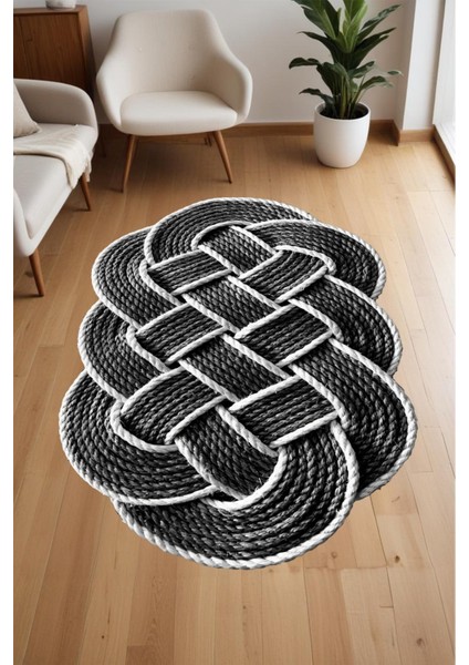 Dijital Baskı Lazer Kesim Örgü 3 Boyut Dekoratif Makinada Yıkanabilir Salon Mutfak ve Yolluk Halısı