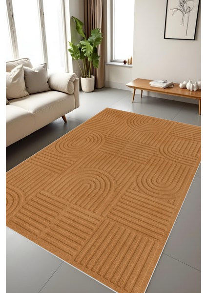 Dijital Bukleli Bohem Desen Oturma Odası Halısı Salon Halısı Mutfak Halısı Çocuk Odası Halı Yolluk