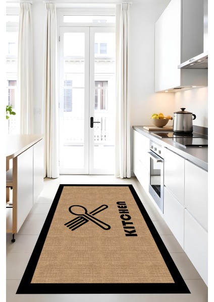 Dijital Baskı Yıkanabilir Leke Tutmaz Kaymaz Taban Salon Halısı Mutfak Halısı – Modern Tasarım