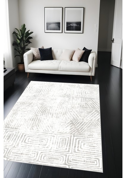 Bohem Desen Halı - Dijital Yıkanabilir Kaymaz Taban Leke Tutmaz Salon Halısı Mutfak Halısı ve Yolluk