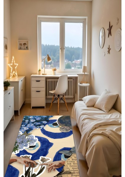 Dijital Baskı Modern Tarz Kaymaz Taban Leke Tutmaz Makinada Yıkanabilir Salon Halısı Genç Oda Halısı fiyatları