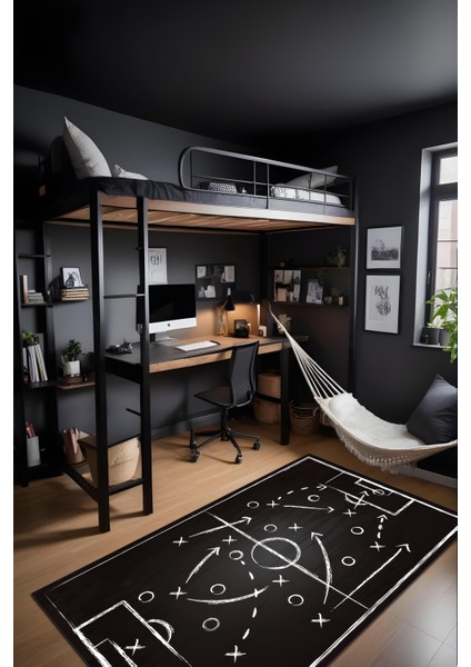 Dijital Baskı Futbol Temalı Kaymaz Taban Leke Tutmaz Yıkanabilir Salon Halısı ve Genç Halısı fiyatları