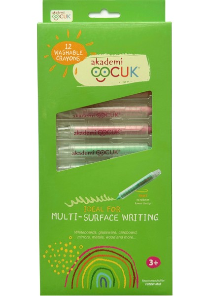 Yıkanabilir 12'li Tebeşir