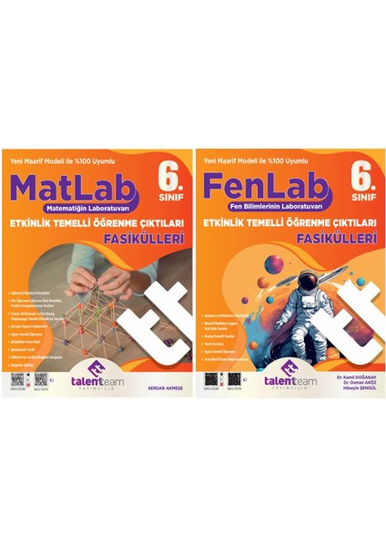 6. Sınıf Lab Etkinlik Temelli Öğrenme Çıktıları Fasikülleri Matematik Fen Bilimleri Seti