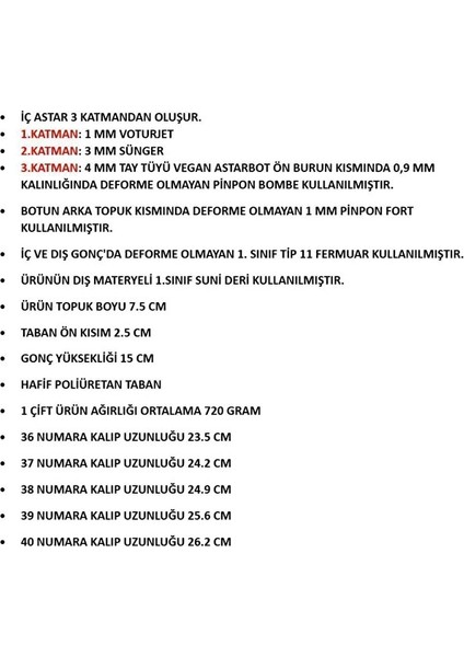 BAHRİNA Topuklu Postal Bot