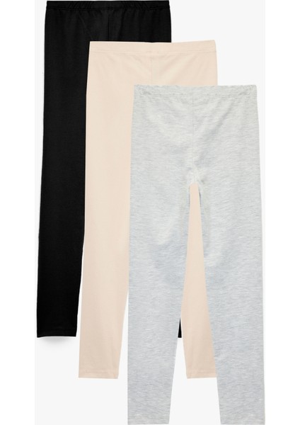 Beli Lastikli Basic 3'lü Tayt Seti fiyatları