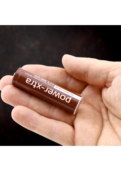 Kahverengi Şarjlı Batarya Pil 3.7V 1200MAH Li-Ion Uzun Ömürlü Yüksek Kapasite Şarj Edilir 18650-08LW modelleri
