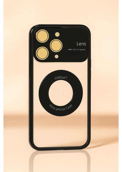 Iphone 15 Pro Kılıf Kamera Korumalı Magsafe Colourl Siyah