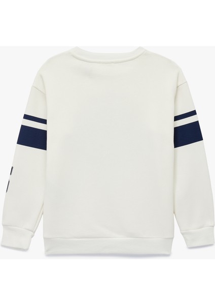 Lisanslı Snoopy Baskılı Uzun Kollu Bisiklet Yaka Şardonlu Sweatshirt fiyatları