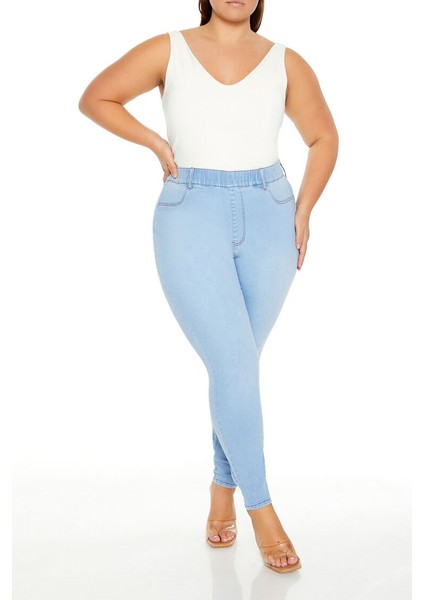 Plus Size Skinny Jean Pantolon fiyatları