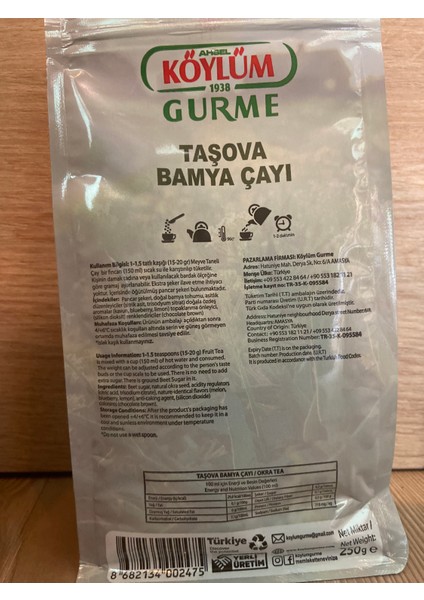 Taşova Bamya Çayı Gerçek Meyve Çayı 250 G fiyatları