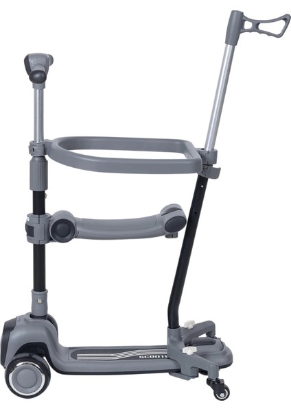 3 Tekerlekli Çocuk Scooter 2-6 Yaş Oturaklı Katlanabilir Ebeveyn Kontrollü Model fırsatları