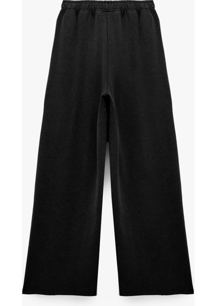 Şardonlu Rahat Kalıp Nervürlü Cepli Beli Lastikli Geniş Paça Eşofman Altı fiyatları