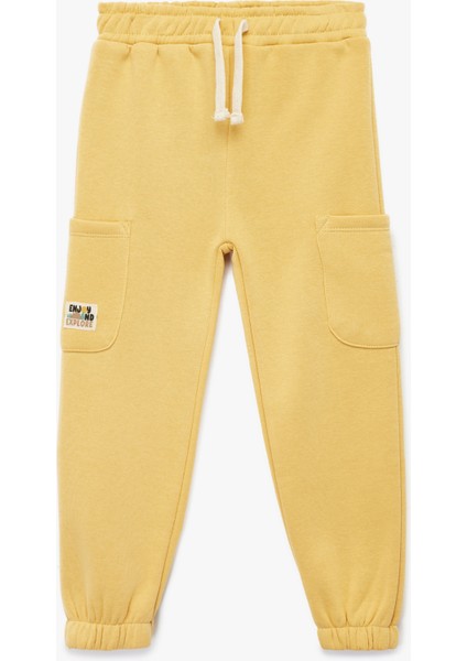 Şardonlu Beli Lastikli Basic Jogger Eşofman Altı