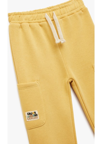 Şardonlu Beli Lastikli Basic Jogger Eşofman Altı modelleri