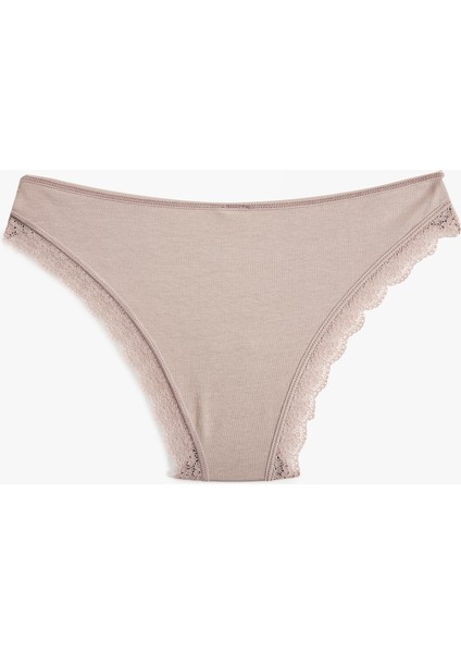 Paçası Dantelli Rahat Kalıp Pamuklu Brazilian Külot fiyatları