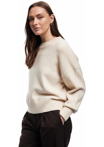 Uzun Kollu Bisiklet Yaka Triko Basic Kazak fiyatları