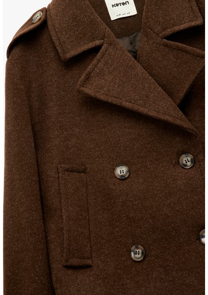 Cepli Düğmeli Uzun Kollu Kısa Kaşe Mont modelleri