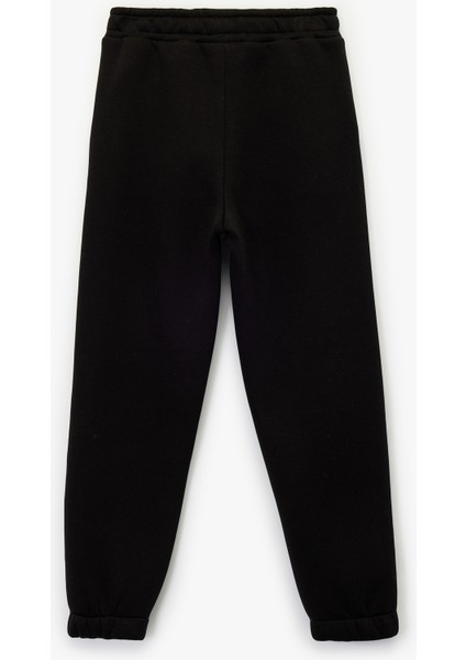 Şardonlu Beli Lastikli Baskılı Basic Jogger Eşofman Altı fiyatları