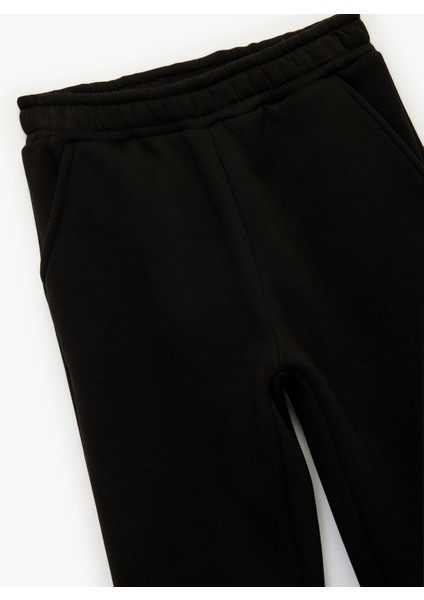 Şardonlu Beli Lastikli Baskılı Basic Jogger Eşofman Altı modelleri