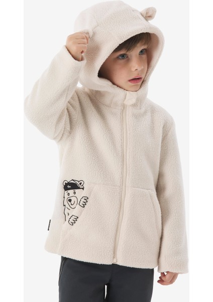Quechua Çocuk Outdoor Polar Mont - 2/6 Yaş - Bej - Sherpa NH500