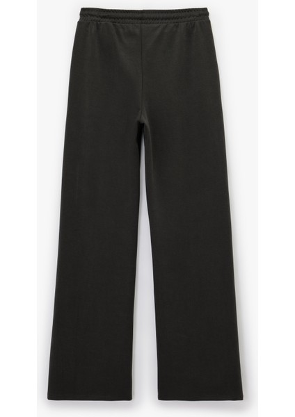 Yüksek Bel Geniş Paça Spor Eşofman Altı fiyatları