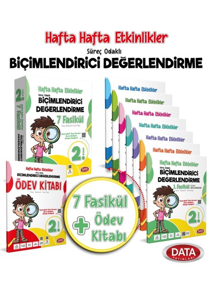 2.sınıf Biçimlendirici Değerlendirme Hafta Hafta Dergi Seti