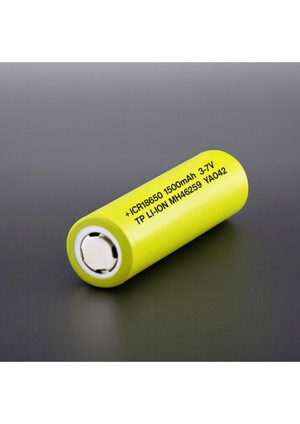 4 Adet 18650 Fıstık Yeşil Şarjlı Batarya Pil 3.6V 1500MAH Li-Ion Uzun Ömürlü Şarj Edilir fırsatları