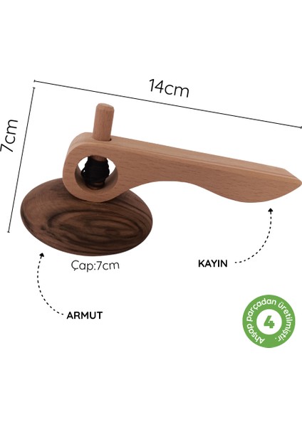 Özel Yapım Fırıldak - Kayın ve Armut Ağacından modelleri