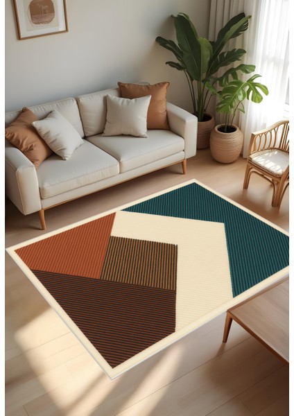 Makinede Yıkanabilir Geometrik Desen Kaymaz Taban Leke Tutmaz Mutfak Halısı Salon Halısı ve Yolluk fiyatları