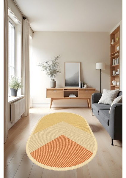 Makinede Yıkanabilir Geometrik Desen Kaymaz Taban Leke Tutmaz Mutfak Halısı Salon Halısı ve Yolluk