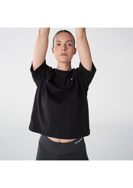Hmlt-ic icona Regular Kadın Siyah T-Shirt 911867-2001
