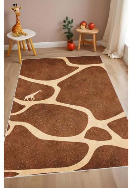 Dijital Baskı Doğal Temalı Kaymaz Taban Leke Tutmaz Makinada Yıkanabilir Salon Halısı ve Yolluk fiyatları