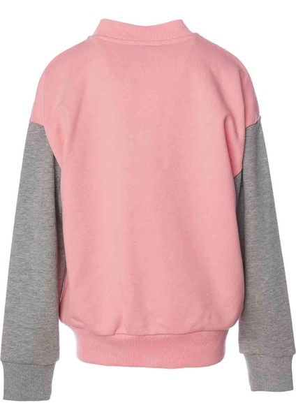 Dagnes Bomber Çocuk Fermuarlı Sweatshırt