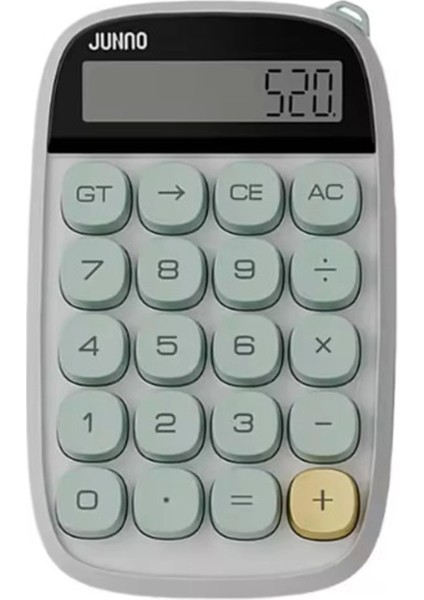 Sevimli Kare Tuşlu 10 Haneli Ldc Ekran Hesap Makinası Yeşil
