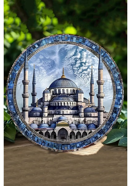 Camii Motifli Uv Baskı Mdf Duvar Süsü – 33X33 cm & 20X20 cm DT220
