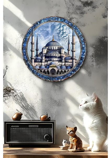 Camii Motifli Uv Baskı Mdf Duvar Süsü – 33X33 cm & 20X20 cm DT220 fırsatları