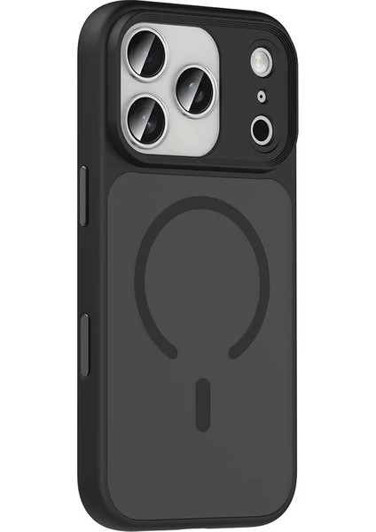 Apple Iphone 17 Pro Kılıf Mat Arka Yüzey Wireless Şarj Özellikli Flet Magsafe Kapak Telefon Kılıfı modelleri