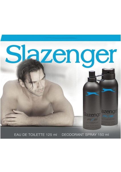 Parfüm Edt 125ML + 150ML Erkek Deodorant Kofre Set Mavi - Diş Beyazlatıcı Köpük Hediye