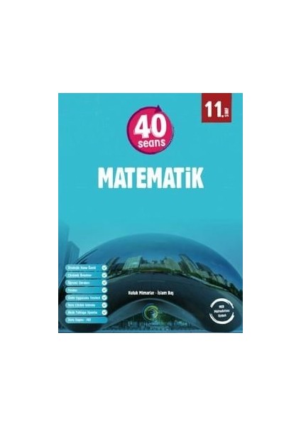 11. Sınıf Matematik Eğitim Seti 40 Seansta Kolay Öğrenme 168 Sayfa