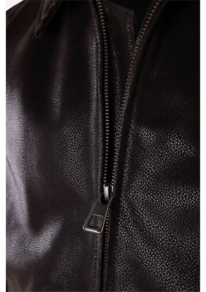 Erkek Hakiki Deri Kahverengi Mont 571 Rossı Erk Derımont Y25 Kahve Destroy indirimleri