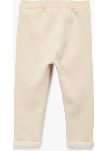 Şardonlu Beli Lastikli Düğmeli Basic Jogger Eşofman Altı fiyatları